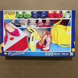 Puzzlebug 500 Piece Puzzle Pumps Strappy Shoes Dress Shoes Sandals